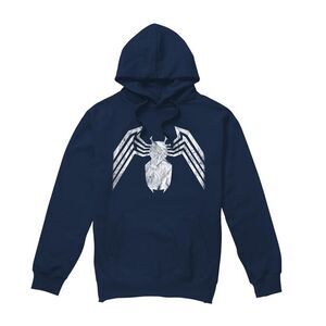 Venom Unisex Adult Emblem Hoodie / Navy